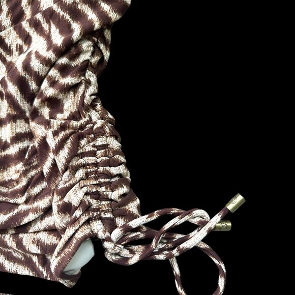 Micheal Kors Brown Tiger Print Tankini - Picture 5 of 10